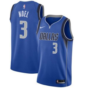 Dallas Mavericks Nerlens Noel Найки мужская синяя майка НБА - Icon Edition