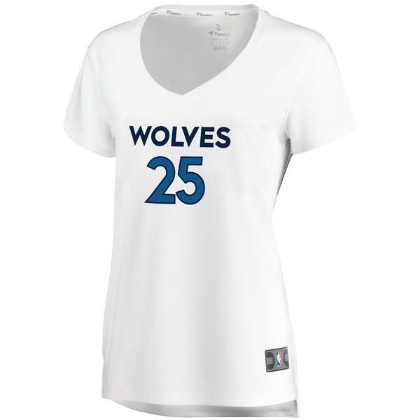 Minnesota Timberwolves Derrick Rose белая майка НБА - Association Edition