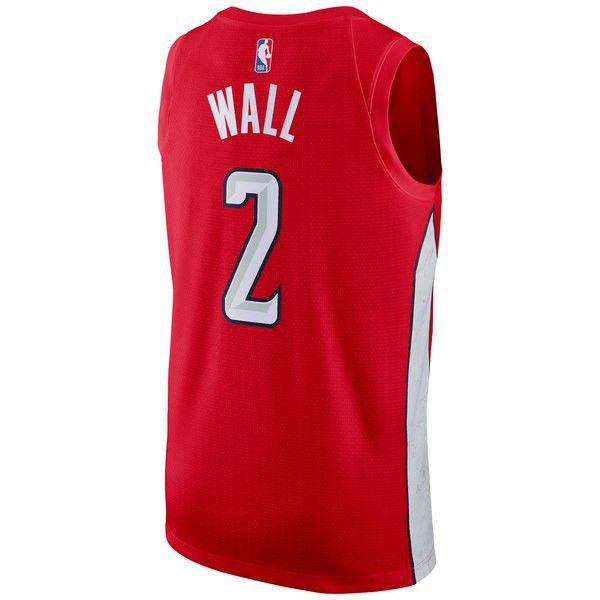 Washington Wizards John Wall Найки 2018/19 мужская красная майка НБА - Earned Edition подростковая