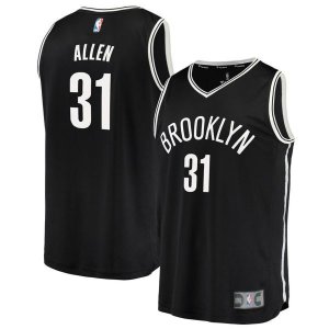 Brooklyn Nets Jarrett Allen Player черная майка НБА - Icon Edition