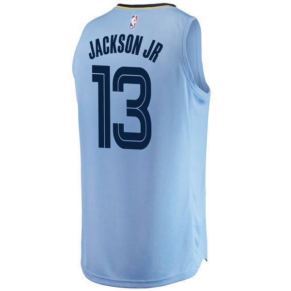 Memphis Grizzlies Jaren Jackson Jr. голубая синяя майка НБА - Statement Edition