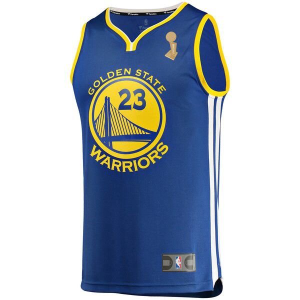 Golden State Warriors Draymond Green 2018 NBA Finals Champions Player синяя майка НБА - Icon Edition