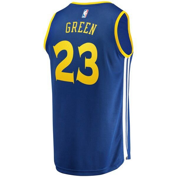 Golden State Warriors Draymond Green 2018 NBA Finals Champions Player синяя майка НБА - Icon Edition