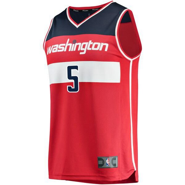 Washington Wizards Markieff Morris Player красная майка НБА - Icon Edition